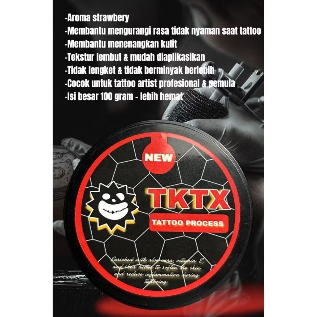 [PROMO] TKTX Tattoo Process Soothing Balm 100g - Krim Pelancar Proses Tato