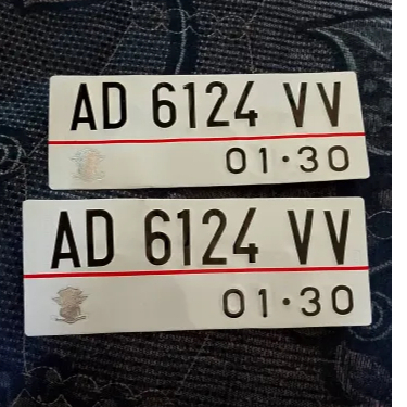 PLAT MOTOR VARIASI  CUSTOM AKRILIK TIMBUL PLAT NOMER MOTOR ACRYLIC