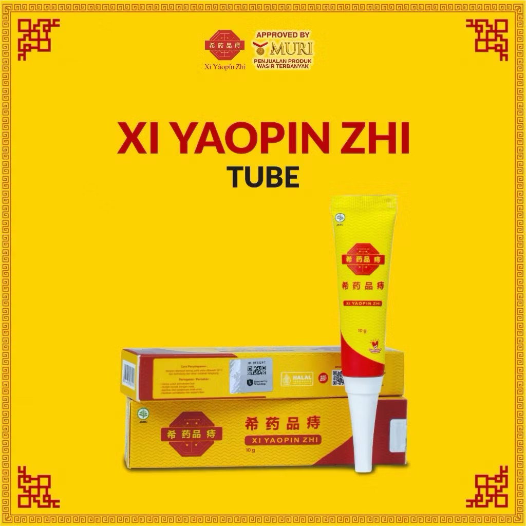 XI YAOPIN ZHI SALEP Obat Wasir Cina Herbal Ambeien Ekstra Daun Ungu