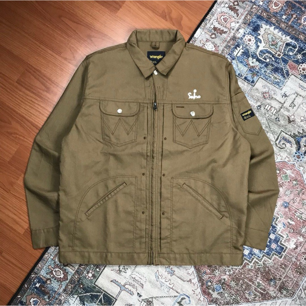 Work Jacket Coklat "WRANGLER" Second Original