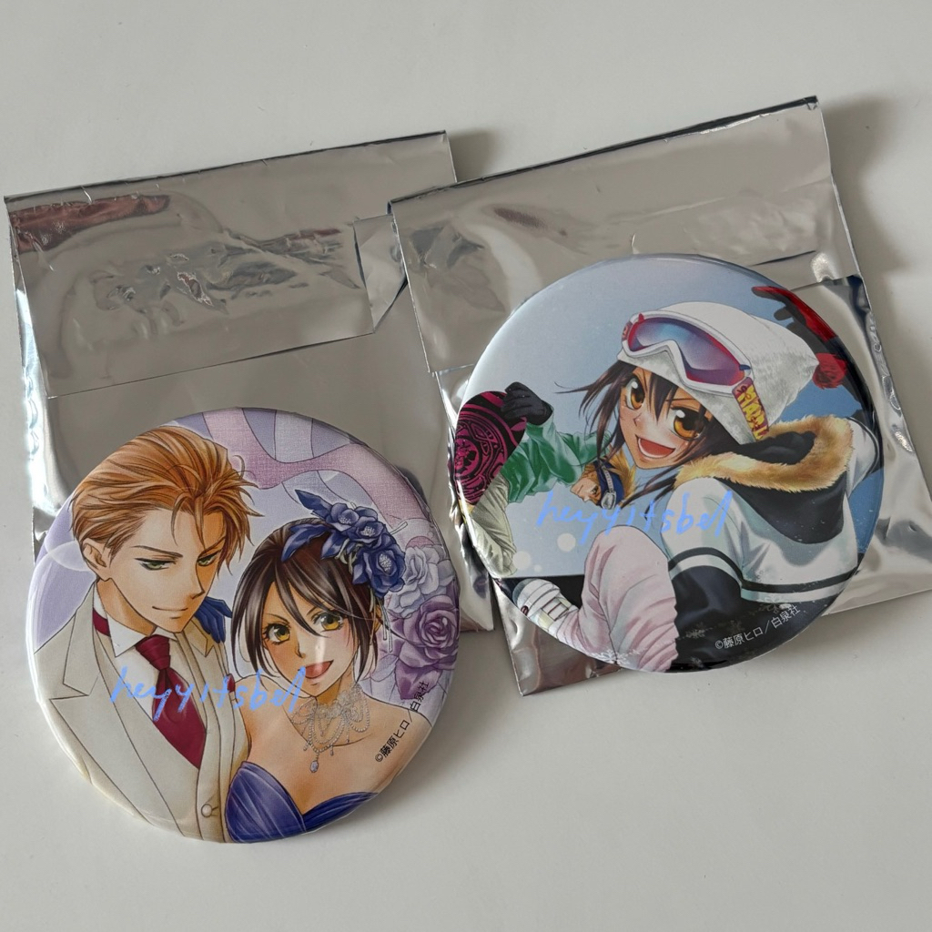 kaichou wa maid-sama - official misaki ayuzawa usui takumi can badge