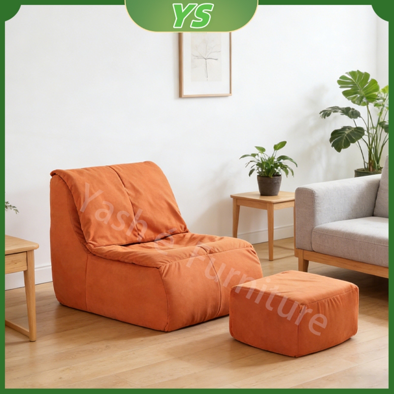 Sofa kain ruang tamu Sofa aesthetic Sofa Apartemen modern Sofa tunggal minimalis Sofa malas Sofa kam