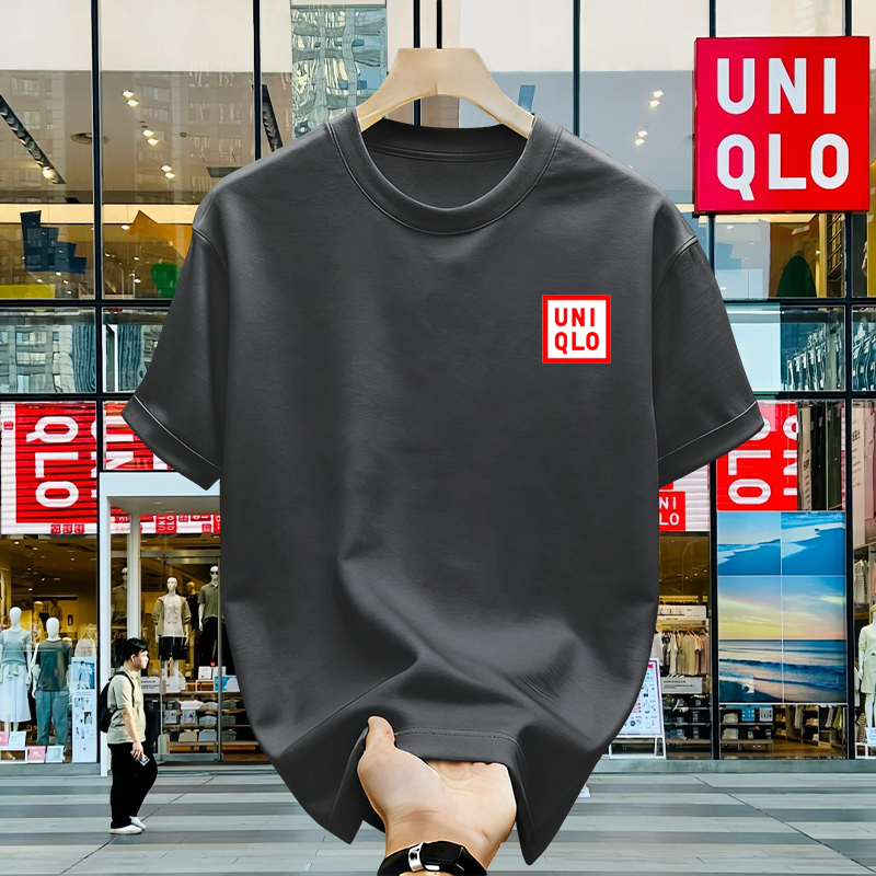100% Original - Uniqlo Cotton Tshirt 100% Kaos Harian Pria Wanita