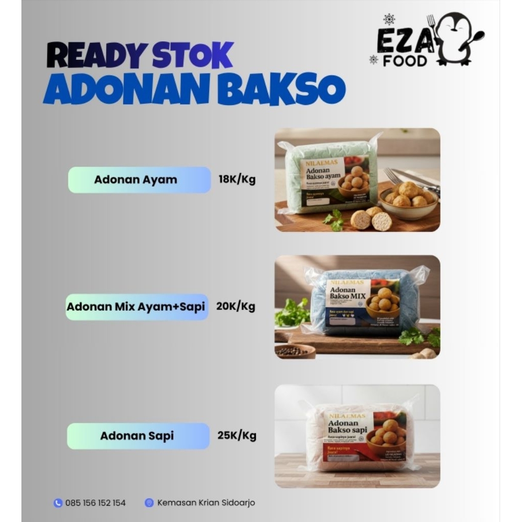 ADONAN BAKSO AYAM SAPI 1KG