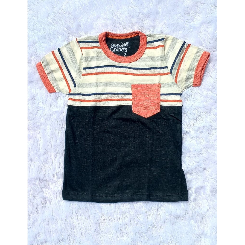 Kaos Salur Anak Cowok Kaos Colourblock Kaos Anak Murah Kaos Anak Laki Laki