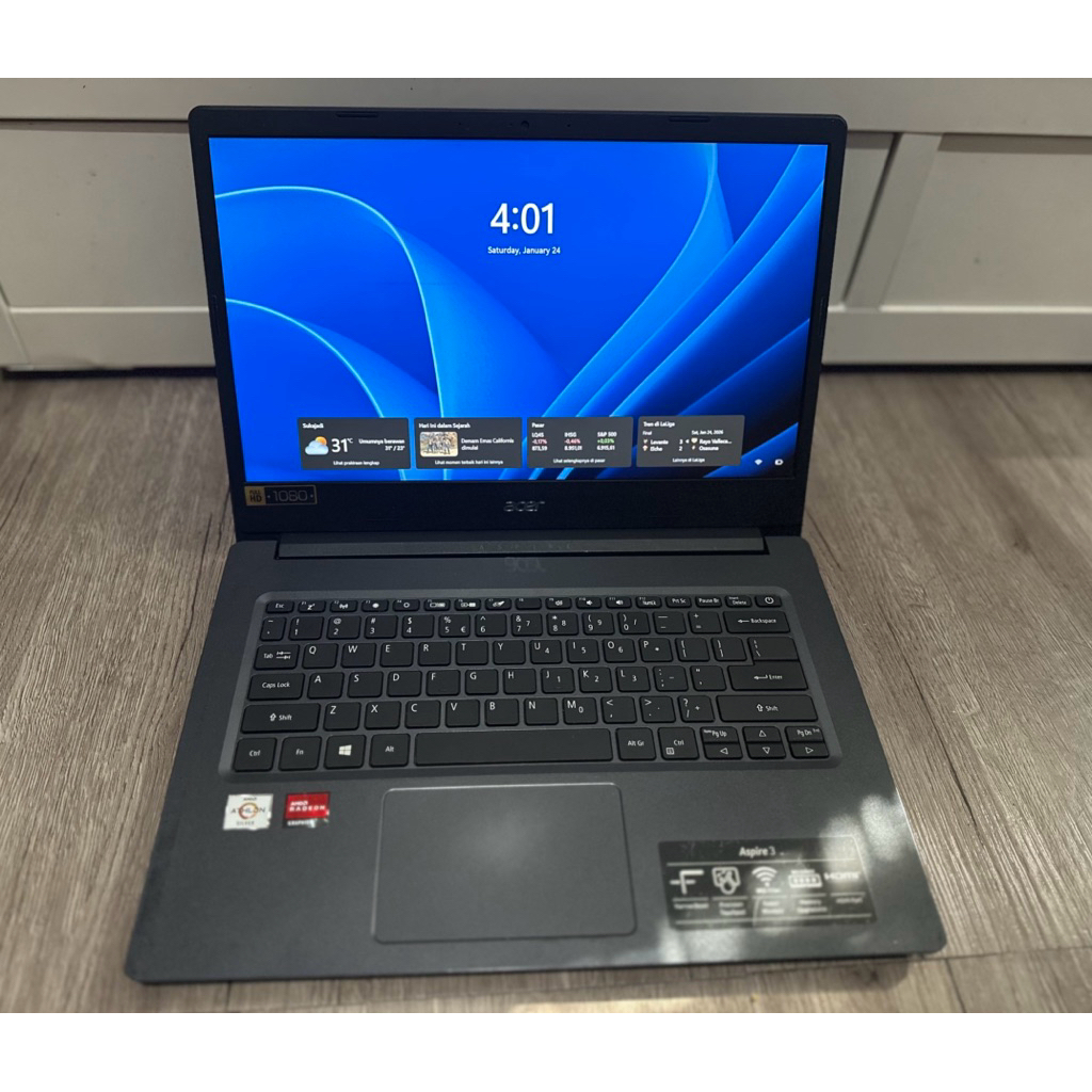 Laptop Acer Aspire A314-22 AMD ATHLON SILVER 3050U RAM 8