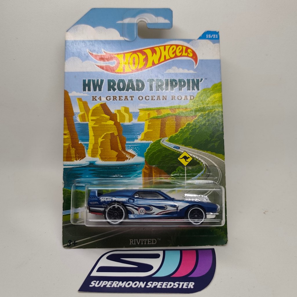 Hot Wheels 2014 Road Trippin' Rivited K4 Great Ocean Road