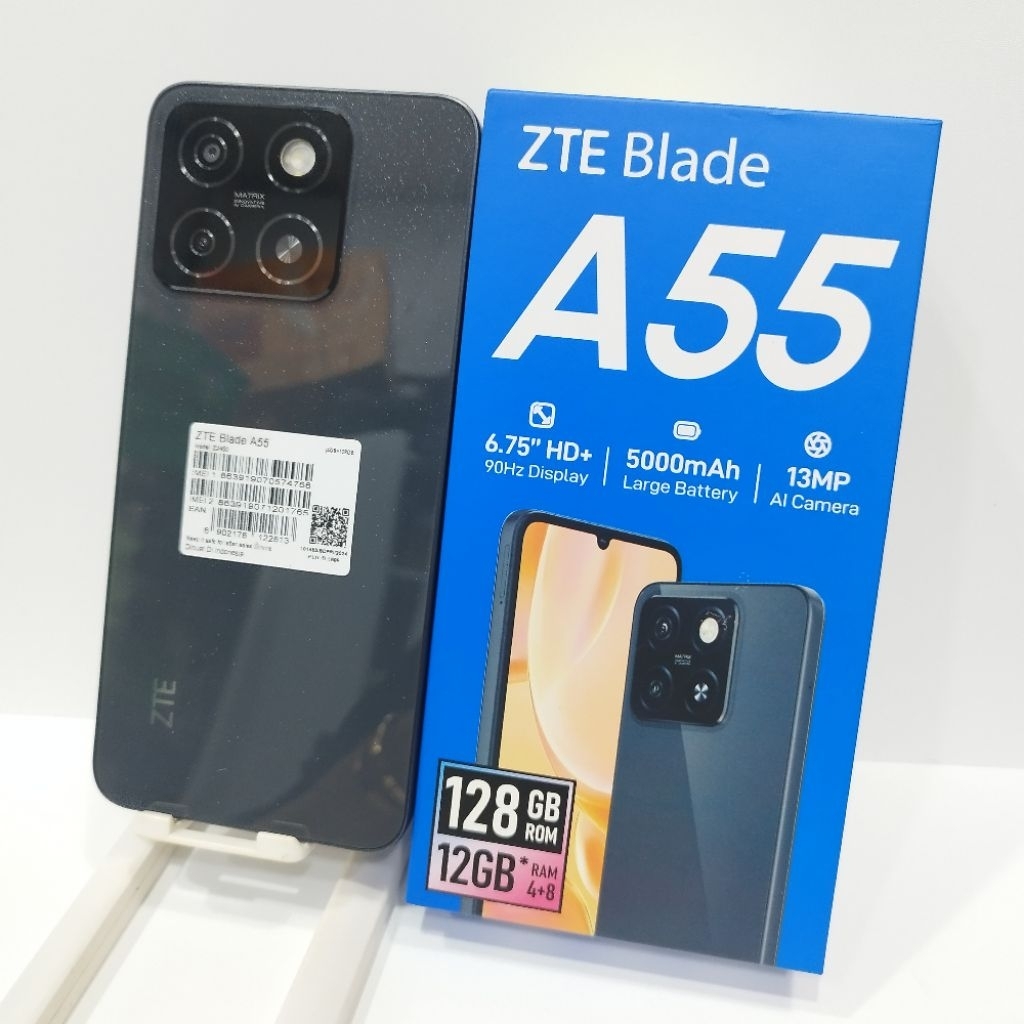ZTE BLADE A55 4/128GB HANDPHONE SECOND BEKAS FULLSET