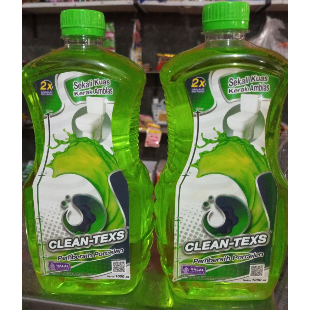 Clean-texs 1000ml pembersih porselen dan kerak-kerak membandel