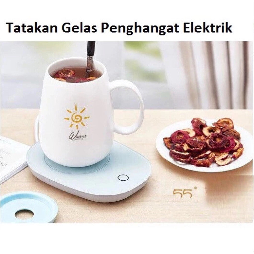 Tatakan Pemanas Gelas Kopi Coffee Cup Warmer Heating Pad