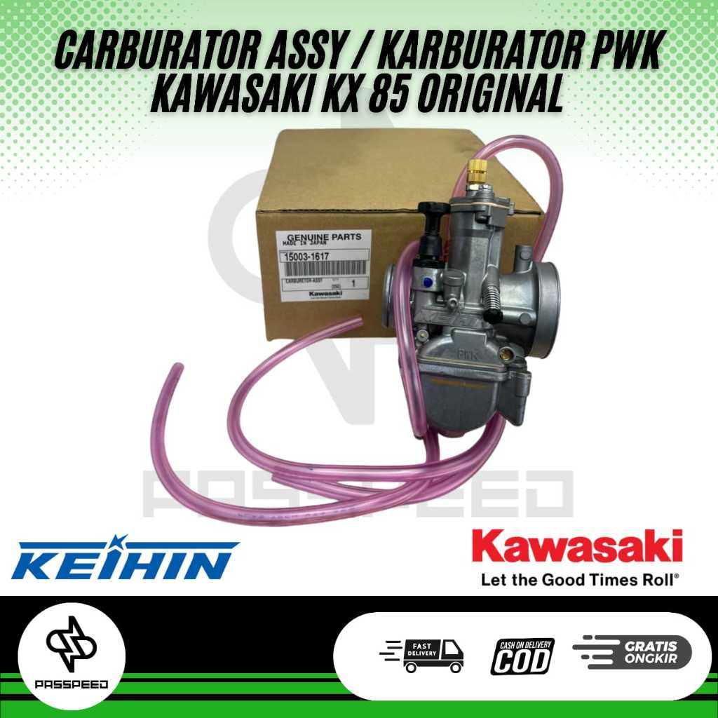 KARBURATOR PWK KX 85 CARBURATOR ASSY KX85 ORIGINAL PART KAWASAKI 15003-1617
