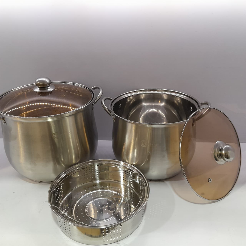 Panci Stainless Calypso / Panci Calypso C-615 / Panci Stainless Steel / Panci Masak Dapur / Panci Mo