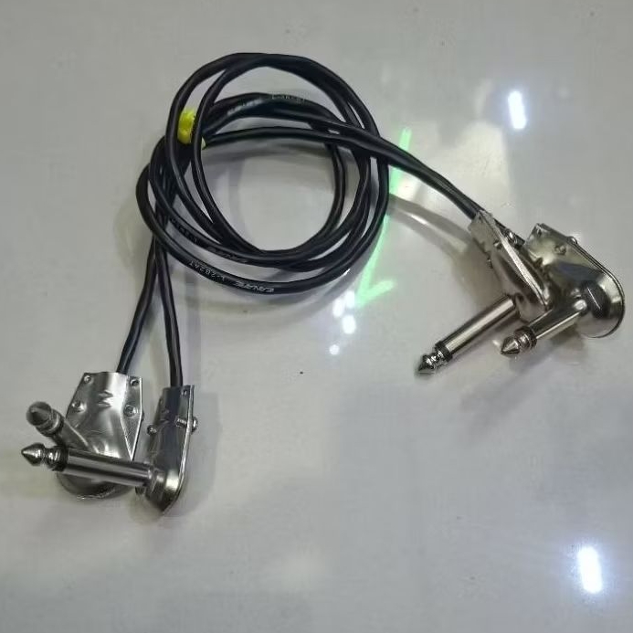 1 set KABEL JACK JUMPER EFEK GITAR AKAI GEPENG 10CM-1 METER