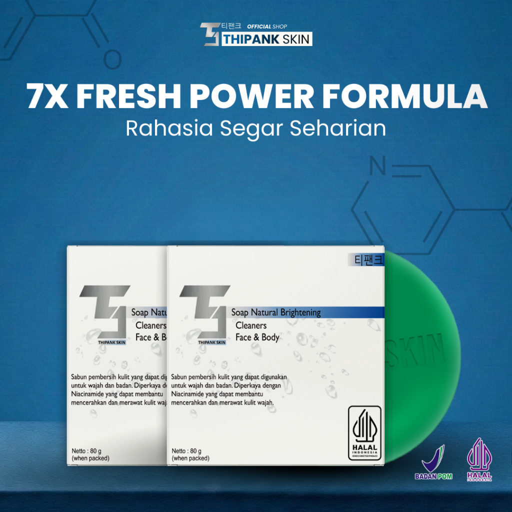 PAKET HEMAT 2 PCS Thipank skin body soap Sabun Pemutih Badan Sabun Pemutih Badan Bpom Origina/sabun 