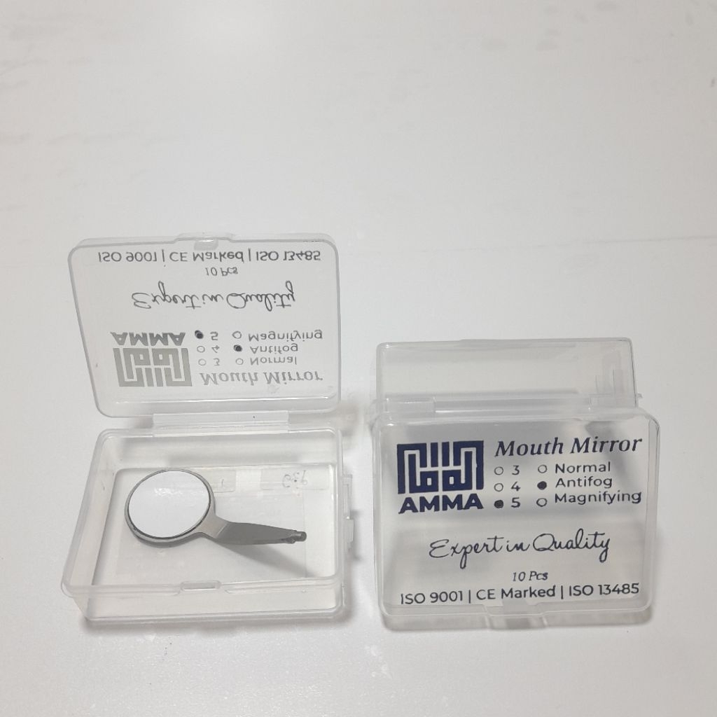 Kaca Mulut Antifog No.5 Front Surface , Silver Satu Arah