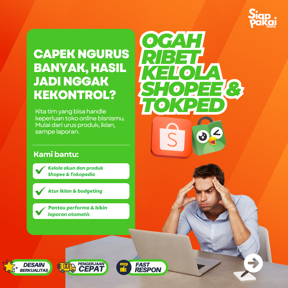 Jasa Buka Akun Jualan Marketplace - Setup Toko Sampai Siap Pakai & Berjualan