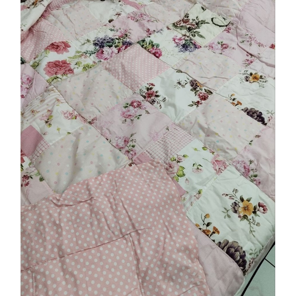 selimut katun patchwork