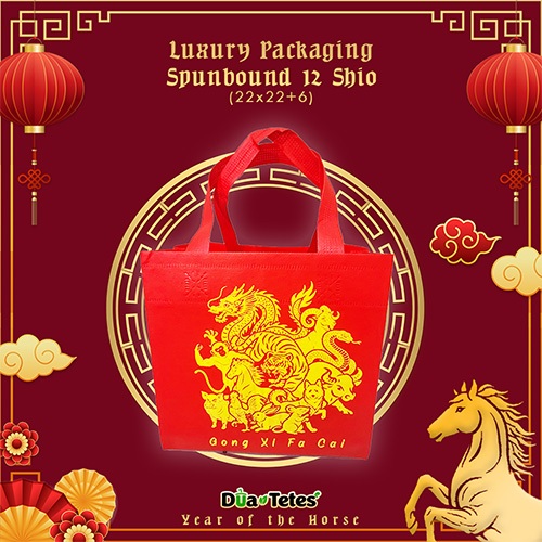 Tas Spunbond Sablon Imlek 2026 22x22