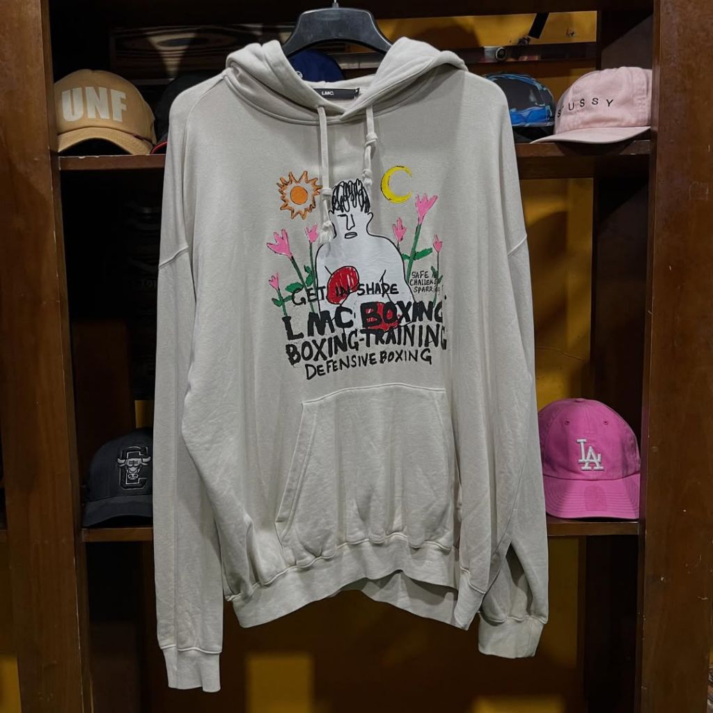 hoodie LMC motif size XXXL jumbo casual bagus original