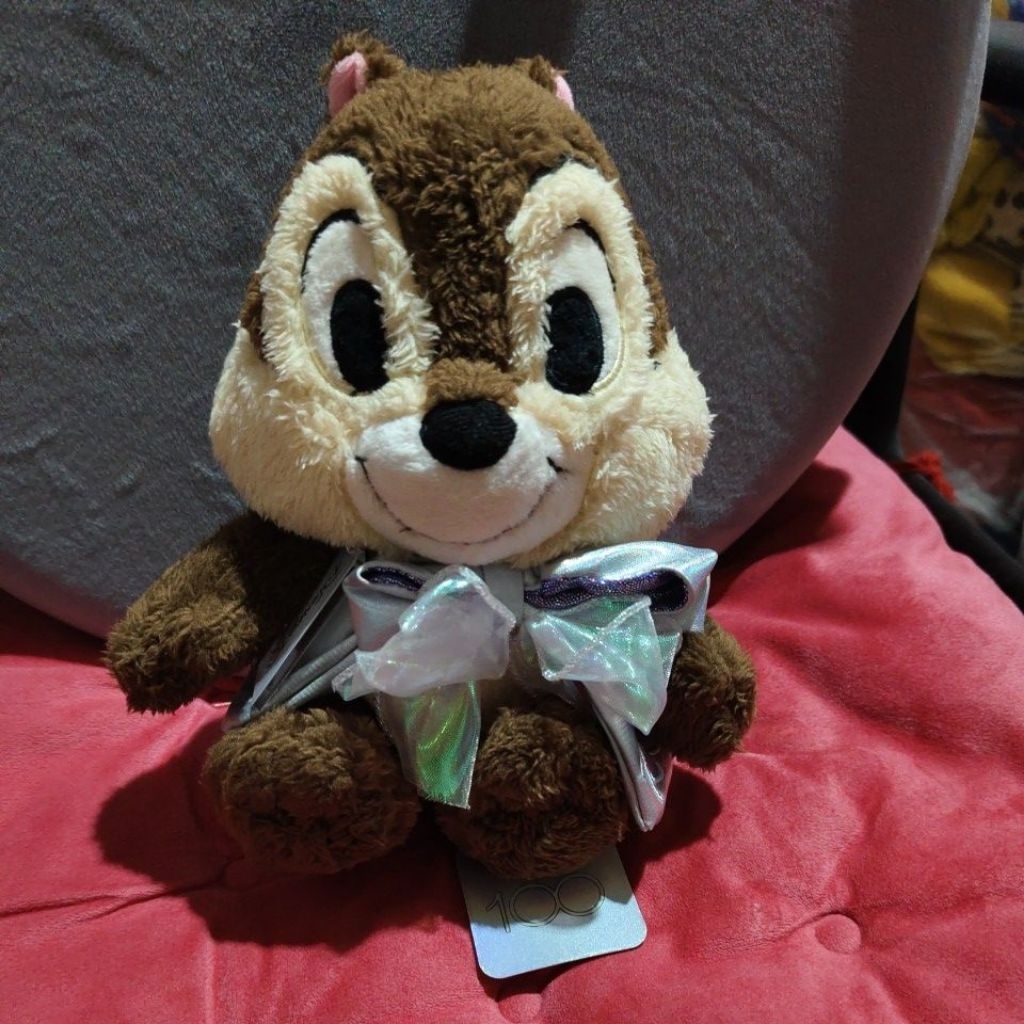 boneka chip edisi khusus Disney100 ukuran M tag ori