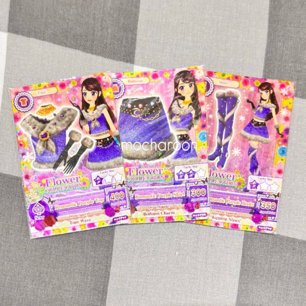 Aikatsu Cards Kartu Aikatsu Set Flower Collection Ran Campaign (BACA DESKRIPSI)