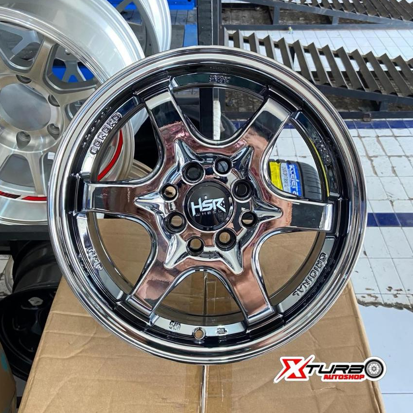 Velg Te 37 Ring 15 Velg HSR STY Untuk Mobil Ignis Brio Agya Sigra Avanza Dll