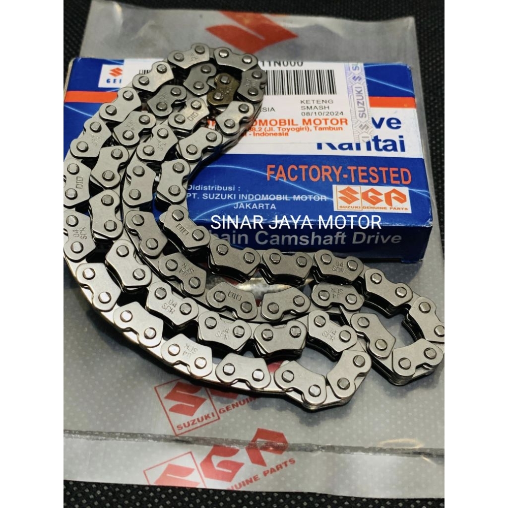 Rantai keteng rantai mesin Cam Chain Suzuki Smash 110 lama Smash new Smash Titan - Shogun 110R Asli 