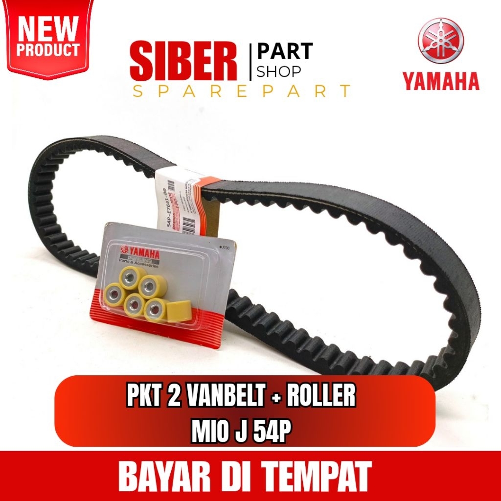 PKT 2 VANBELT+ROLLER MIO J 5P ( paket vanbelt+roller mio j original)