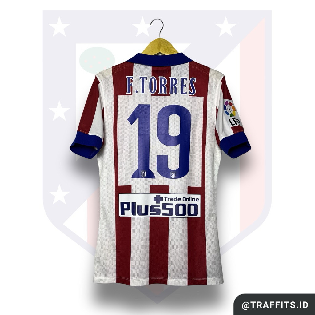 Jersey Atletico Madrid Home 14/15 Player Issue Kitroom Fernando Torres Original Size M