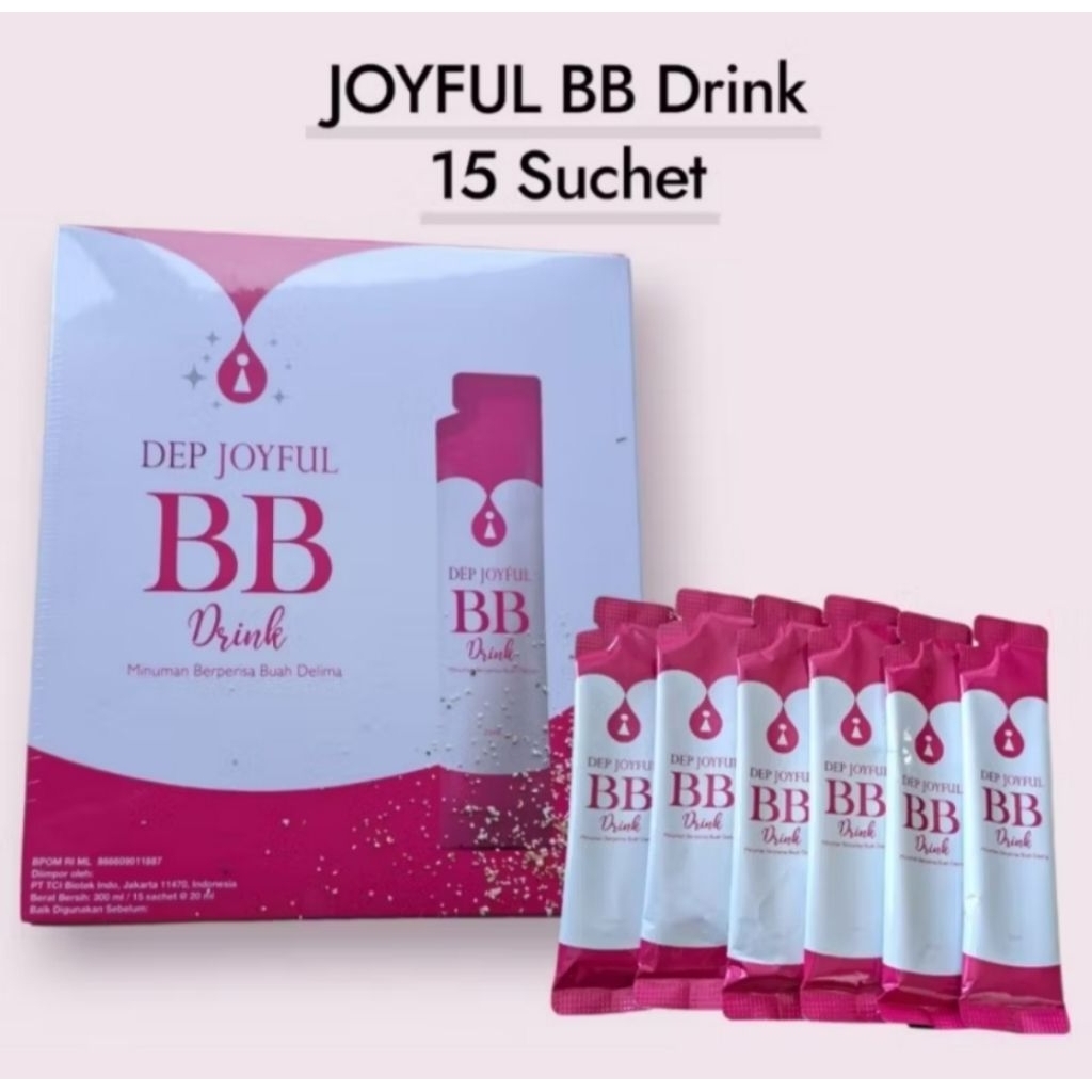 BB DRINK JOYFUL Nu Amoorea 15 SACHETS (MENCERAHKAN KULIT)
