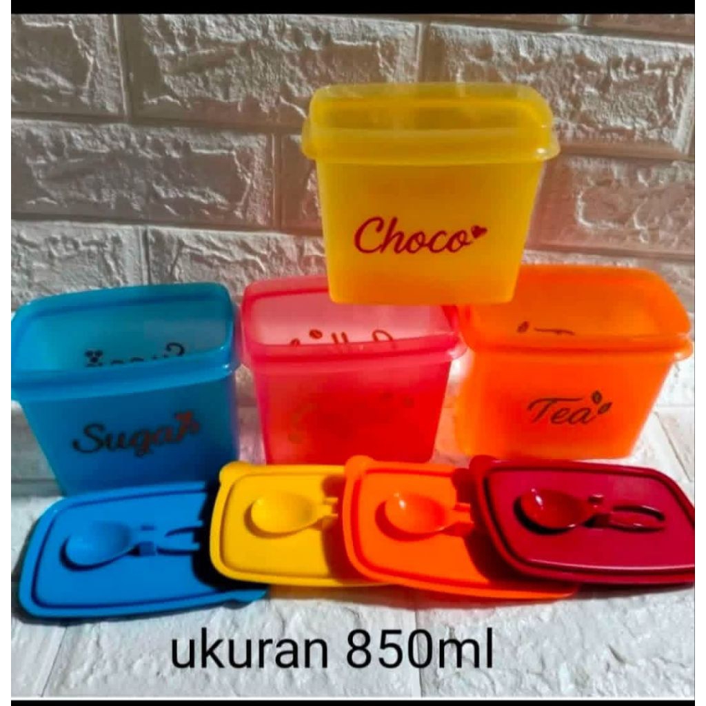 wadah bumbu tupperware 3PC