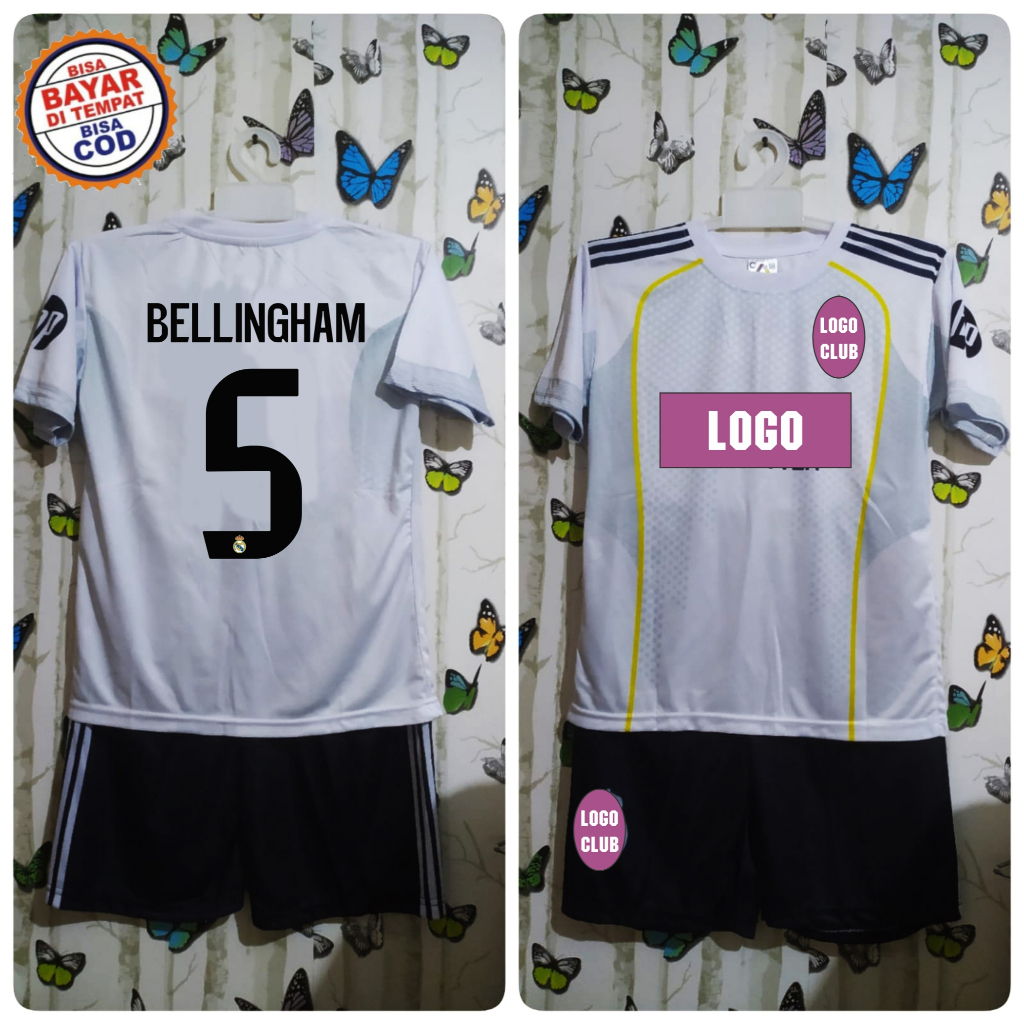 BISA COD JERSEY BOLA BELLINGHAM 7-13 THN | SETELAN BAJU BOLA MDRD AWAY/BAJU BELLINGHAM/STELAN BAJU A