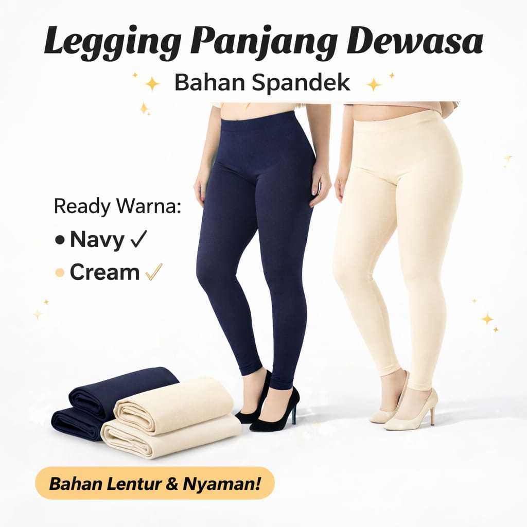 LAGGING PANJANG DEWASA , LAGGING PANJANG BAHAN SPANDEK, LEGGING , CELANA WANITA , CELANA , DALAMAN ,