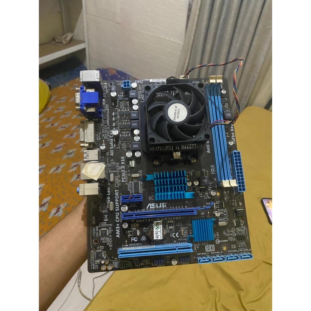 MOBO M5A78L- M LE + AMD FX(TM)6300 SIX CORE + FAN SECOND