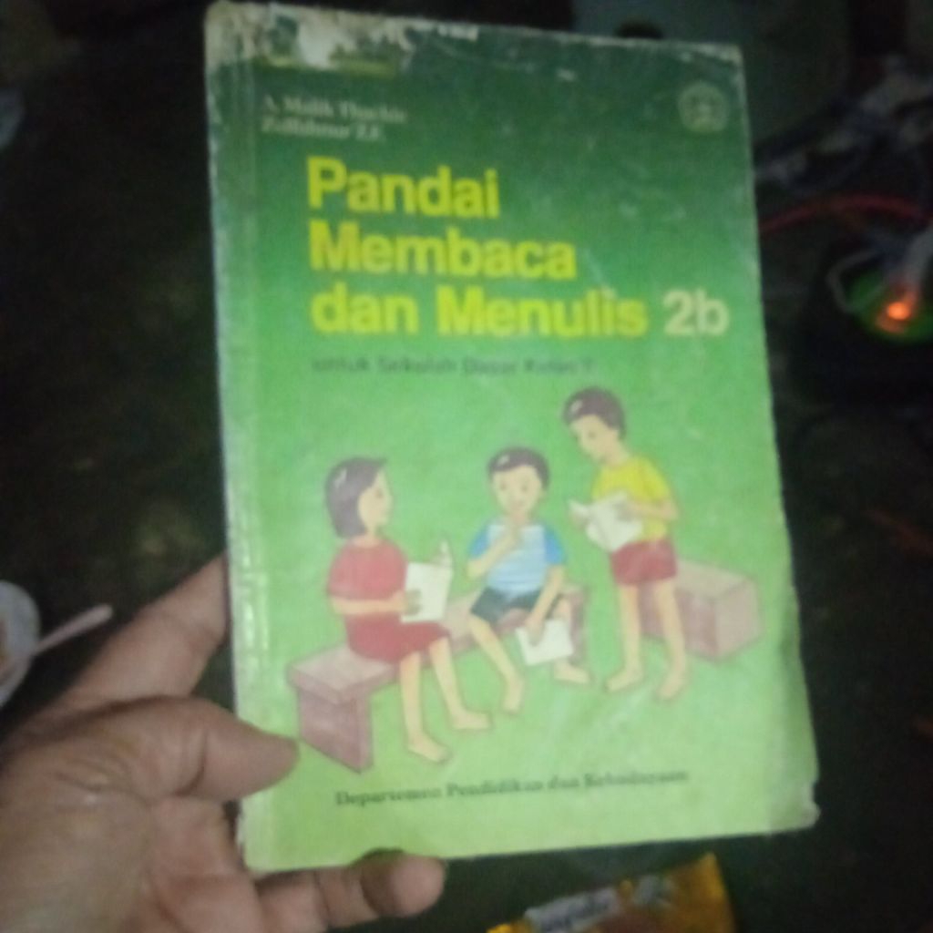 buku Pandai Membaca dan Menulis 2b untuk SD kelas 2, buku original jadul