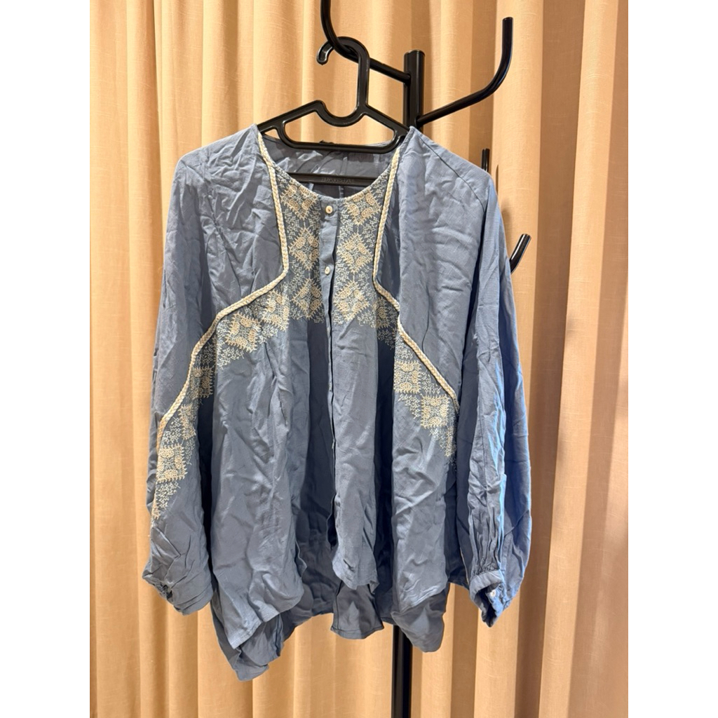 zara top bordir