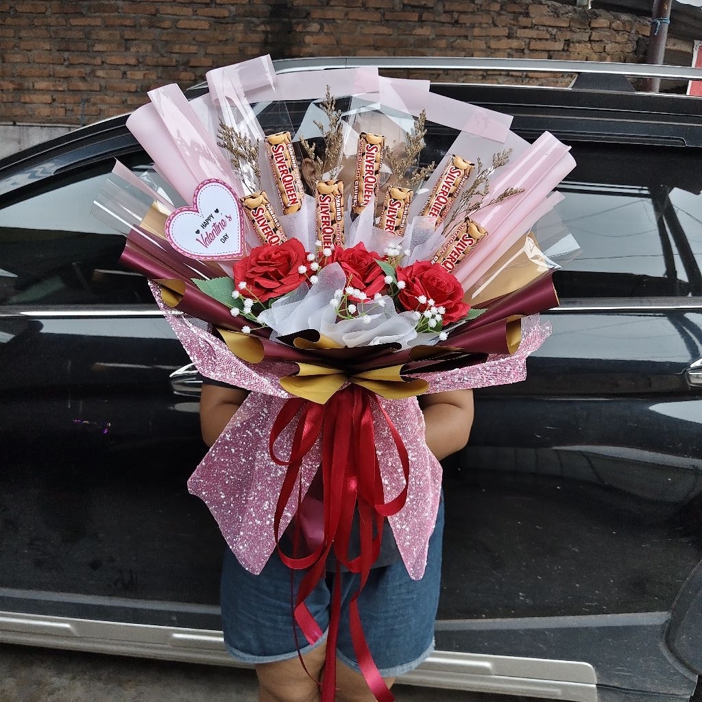 Buket coklat kado valentine / valentine Buket / birthday Buket / gift Medan