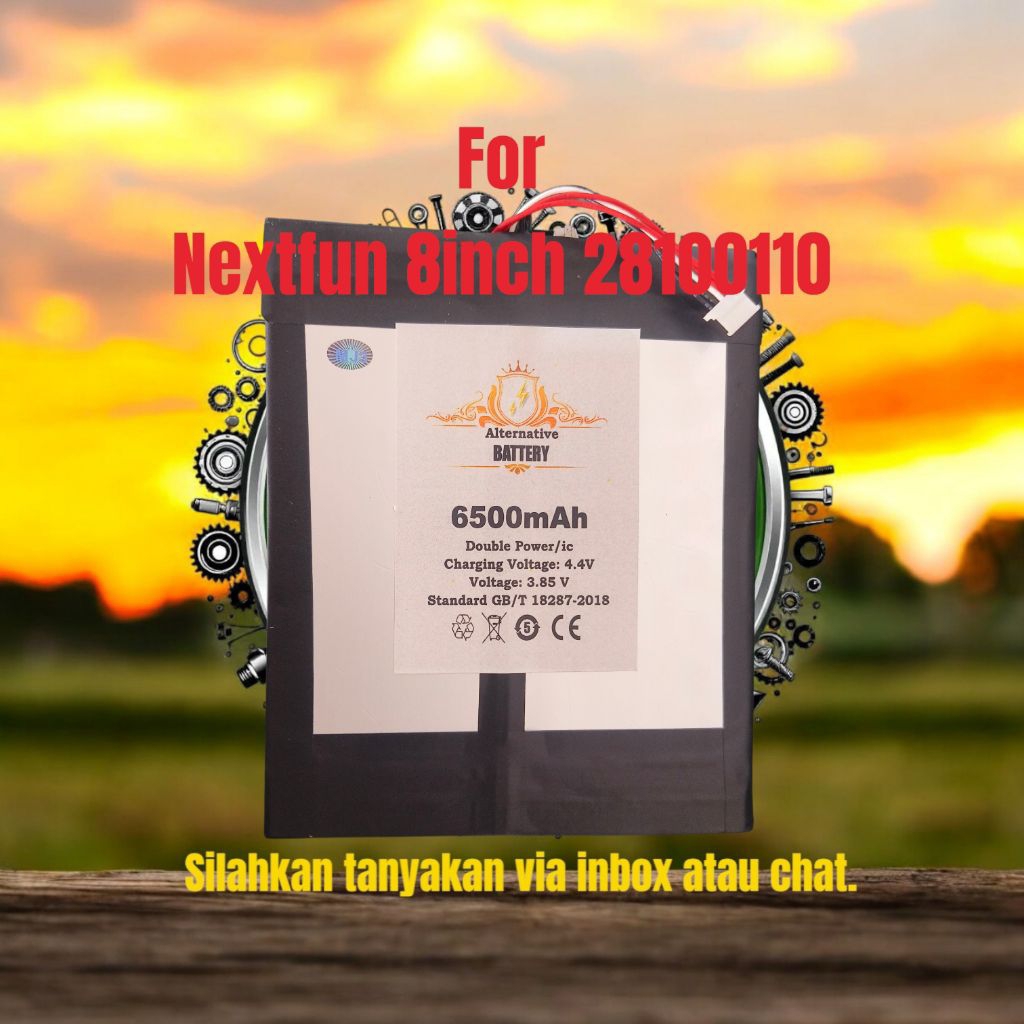 Batre 28100110 For Tablet Android Windows 8 inch Baterai 6500mAh Tab Next fun Battery Tab Batrei Bat