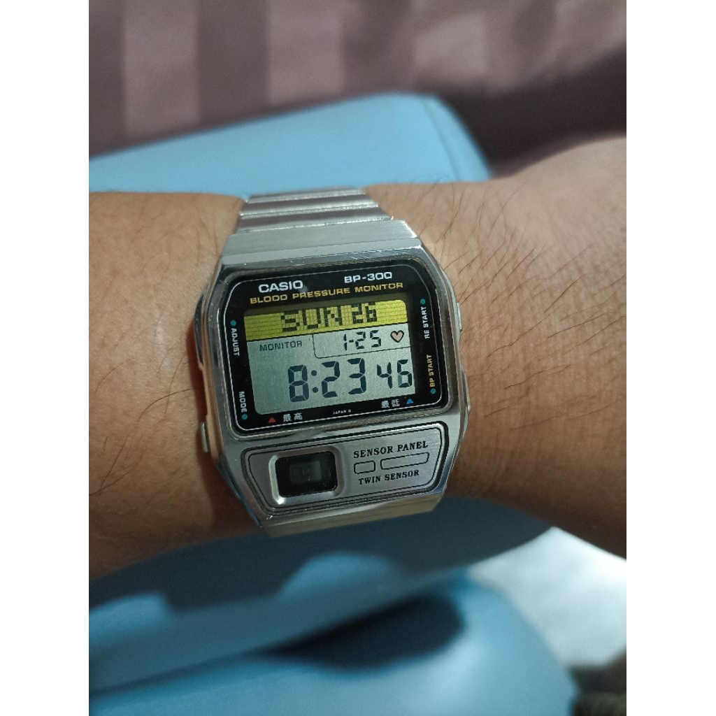 casio bp-300 blood pressure vintage japan 1994