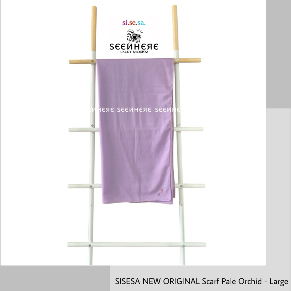 SISESA NEW ORIGINAL GUARANTEED - Scarf Swarovski Pale Orchid (Large)