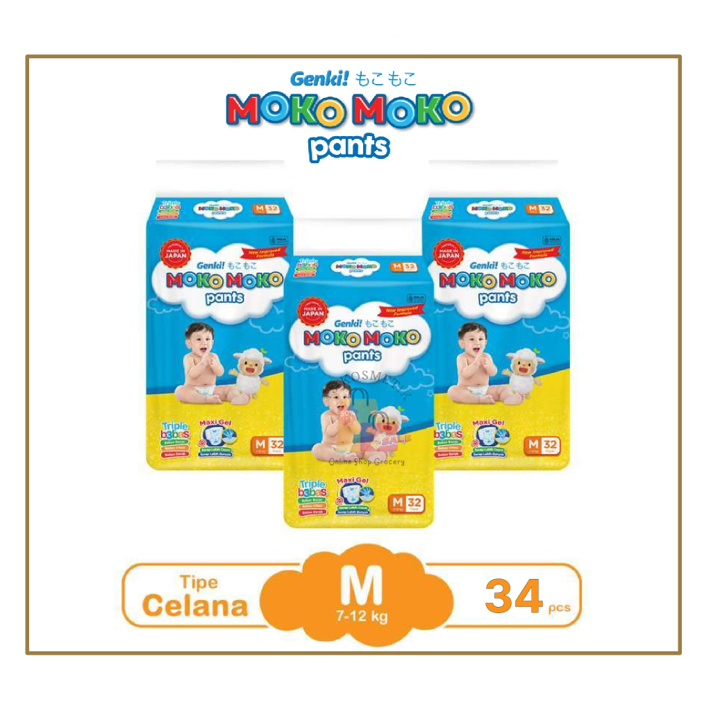 PROMO POPOK BAYI Moko-Moko/ Sensi/ Mombaby/ Pokana/ Fluffy/ MamyPoko Pempers Baby Uk NB/S/M