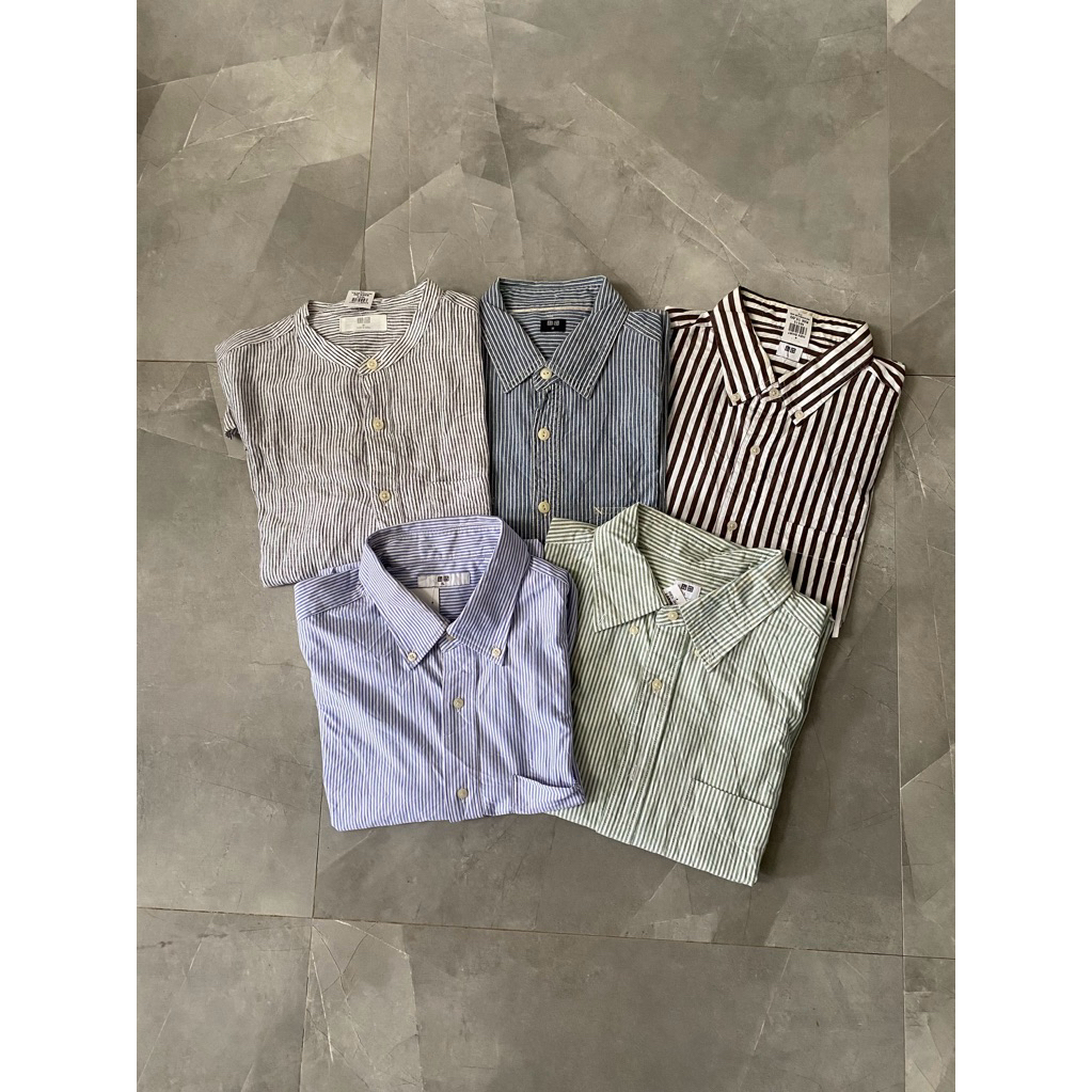 Kemeja Uniqlo Striped