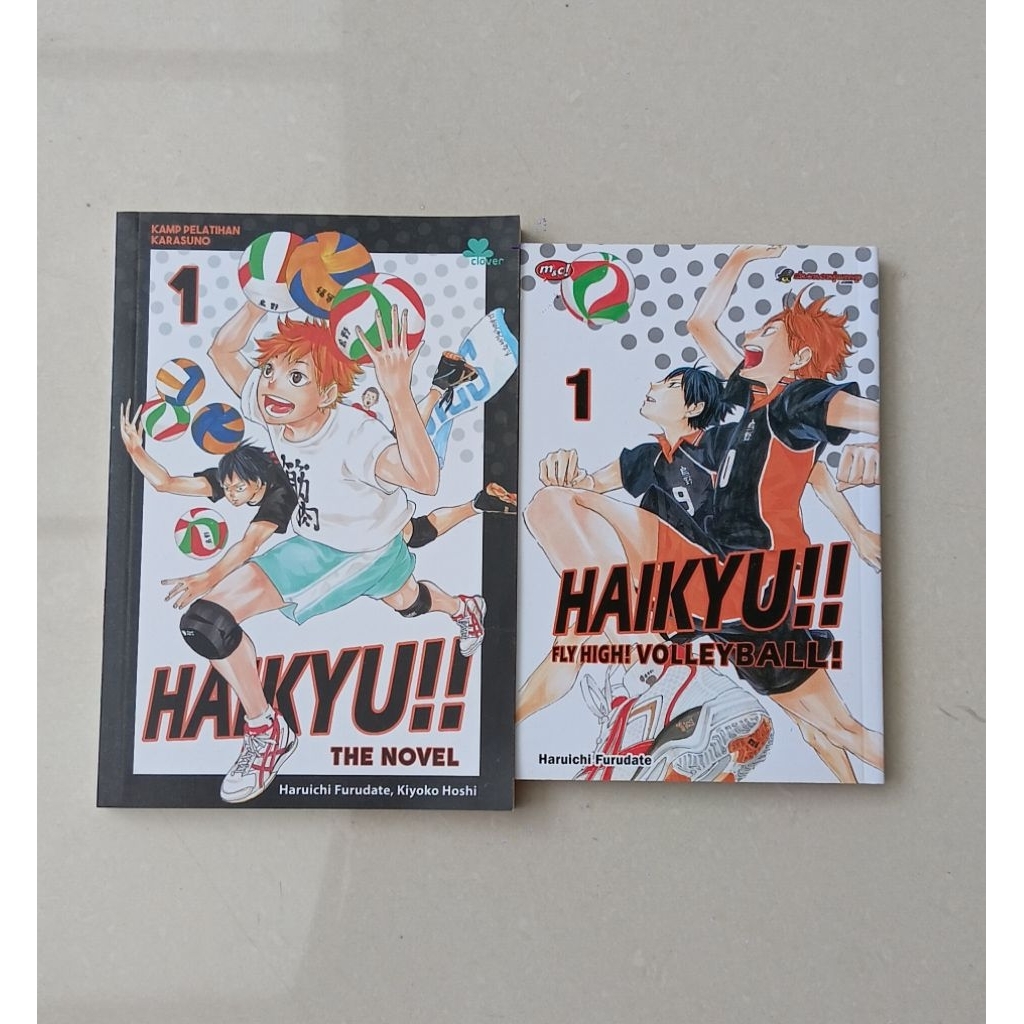 haikyuu novel dan komik vol 1 preloved