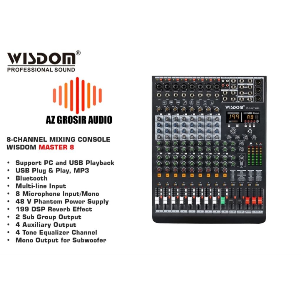 mixer Wisdom master 8 mixer wisdom master8 mixer 8 Chanel wisdom