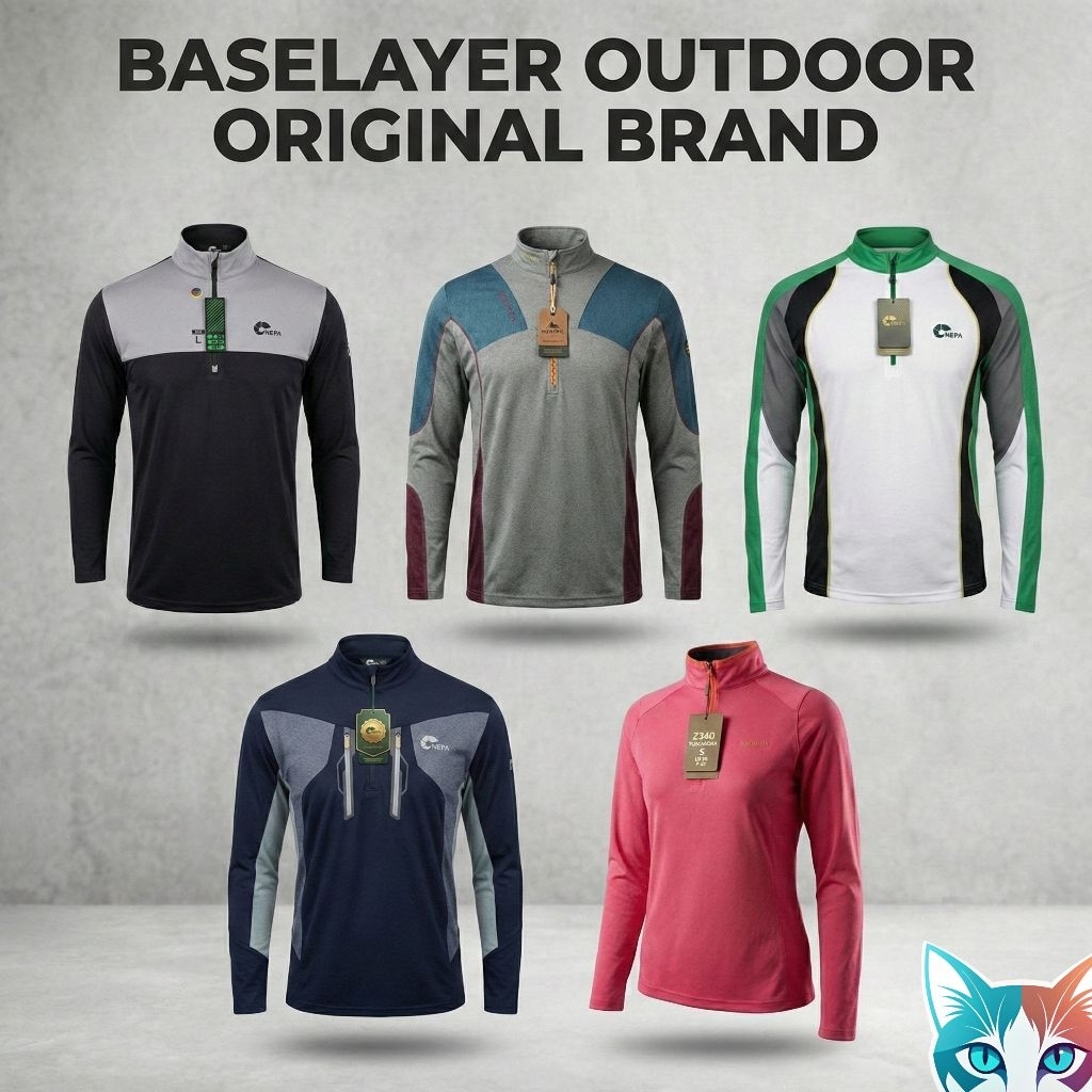 KAOS BASELAYER GUNUNG OUTDOOR grade S
