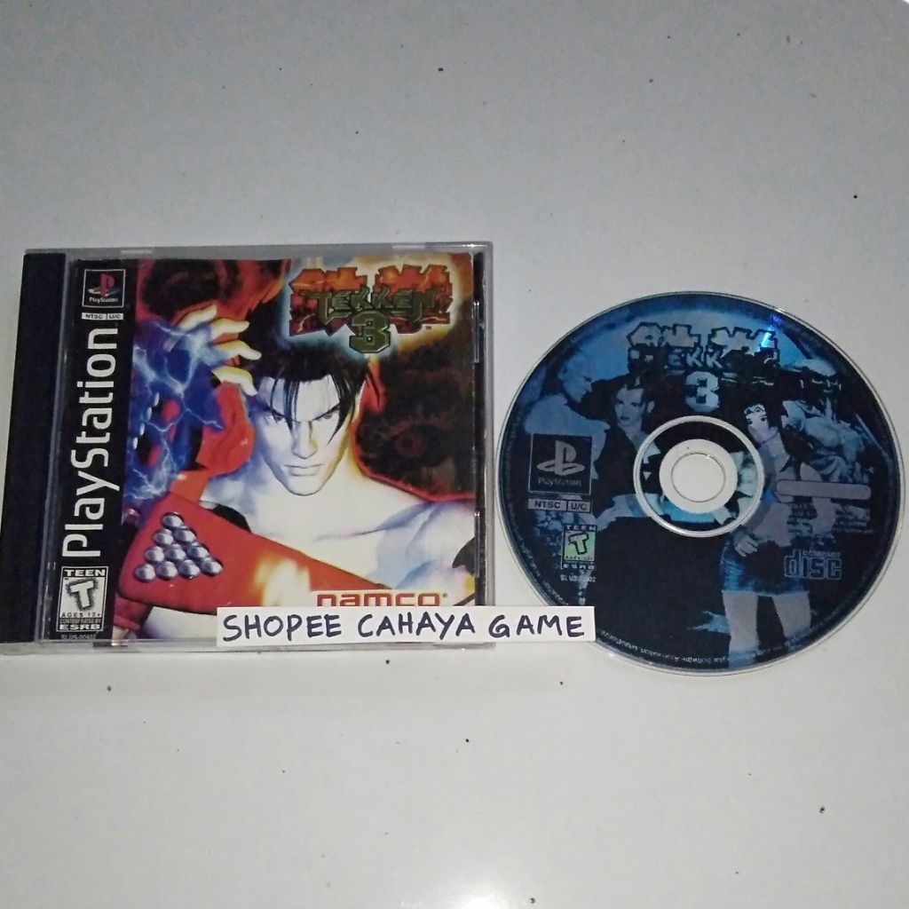 kaset ps1 tekken 3 bagus