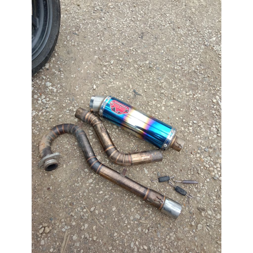 KNALPOT R9 KLX150 fullsytem original inlet38mm