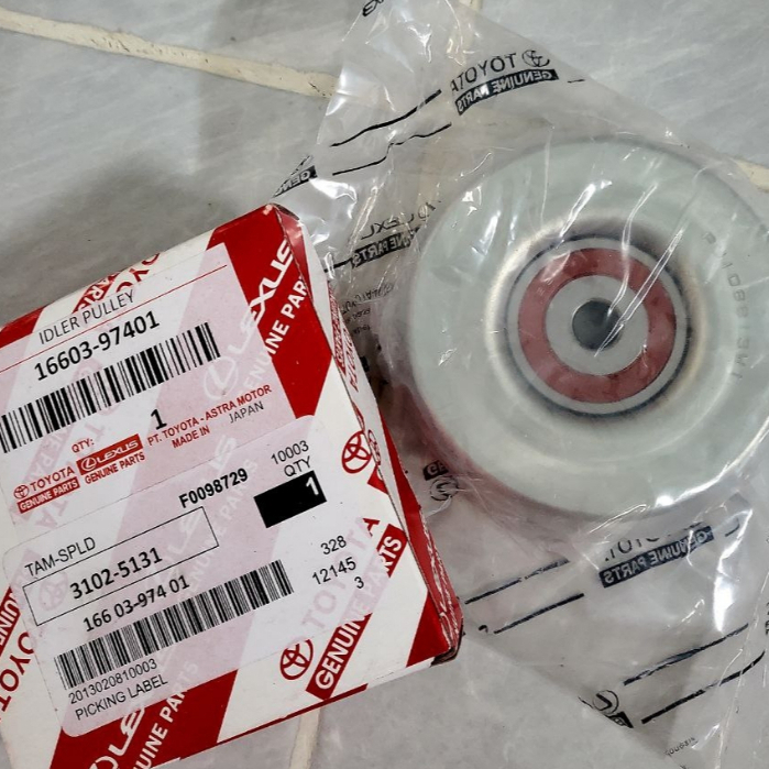 Fan Belt Timing Belt AC Xenia Avanza Old 1300cc | High Quality dan Tahan Lama | Idler Pulley Origina
