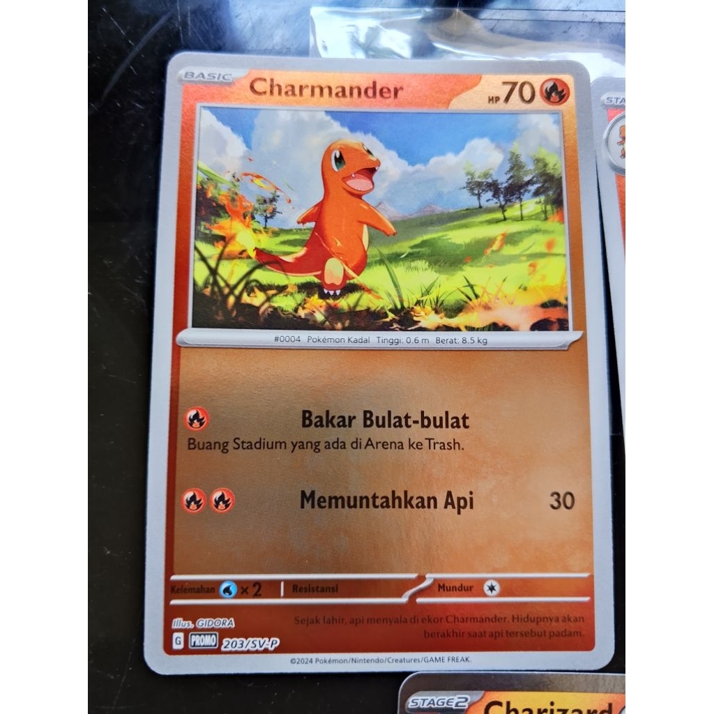 Pokemon TCG CHARIZARD & Charmander & Charmeleon SV-P  promo