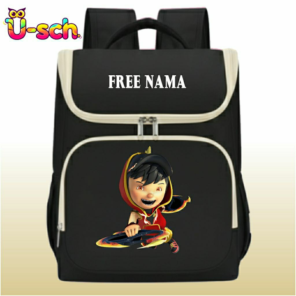 Tas Ransel Anak Motif Boboiboy Halilintar - Tas sekolah anak Ringan dan Tahan air